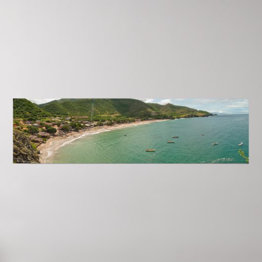 Poster Playa Manzanillo Margarita (Devant)