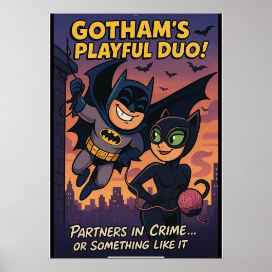 Poster Playful duo (Devant)