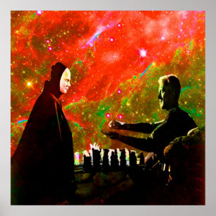 Poster Playing Chess with Death