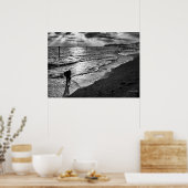 Poster Playing In The Surf, Fine Art Photograph (Cuisine)