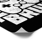 Poster Playing Video Games - Pc Console Gaming - Funny Vi (Coin)