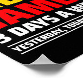 Poster Playing Video Games - Pc Console Gaming - Funny Vi (Coin)