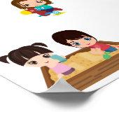 POSTER "PLAYTIME" POUR ENFANTS (Coin)
