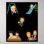 POSTER "PLAYTIME" POUR ENFANTS (Devant)