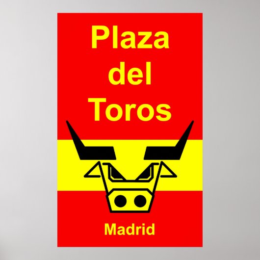 Poster Plaza del Toros (Devant)