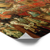 Poster Plaza Mayor à Mexico, détail des voitures (Coin)