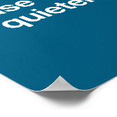 Poster Please Chew Quieter Funny Sarcastic Saying Silence (Coin)