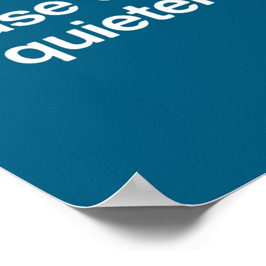 Poster Please Chew Quieter Funny Sarcastic Saying Silence (Coin)