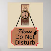 Poster Please Do Not Disturb (Devant)