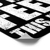 Poster Please Do Not Feed This Human  (Coin)