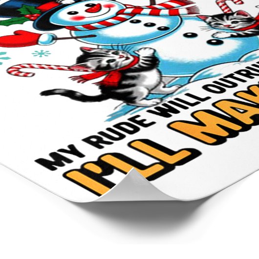 Poster Please Don't Be Rude To Me Because My Rude Will Ou (Coin)