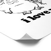 Poster Please Don't Eat Me, I Love You Funny Saying Novel (Coin)