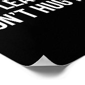 Poster Please Don't Hug Me -  (Coin)