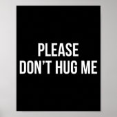 Poster Please Don't Hug Me -  (Devant)