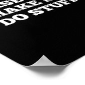 Poster Please Don't Make Me Do Stuff Funny Quotes Sarcast (Coin)