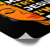 Poster Please Don't Try Me Try Jesus Black Girl Magic Mel (Coin)