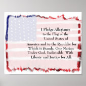 Poster Pledge Of Allegiance (Devant)