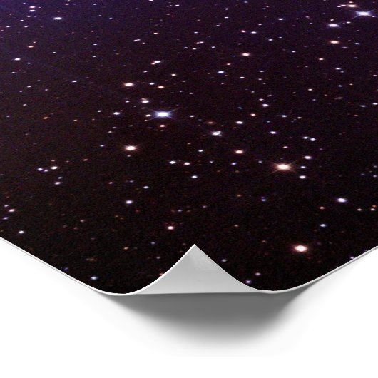 Poster Pleiades Open Star Cluster Sept Soeurs à Taurus (Coin)