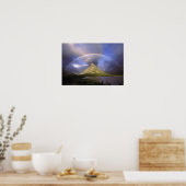 Poster Plein arc-en-ciel et ciel orageux sur Grinnell (Cuisine)