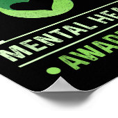 Poster Pleine conscience Santé mentale Sensibilisation à  (Coin)