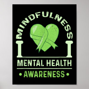 Poster Pleine conscience Santé mentale Vêtements