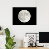 Poster Pleine lune (Bureau à domicile)