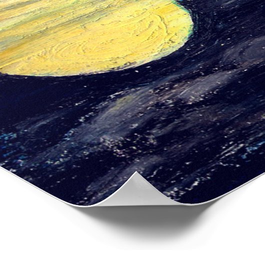 Poster Pleine lune (Coin)