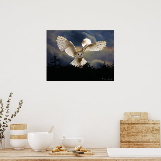 Poster "Pleine lune" (Cuisine)