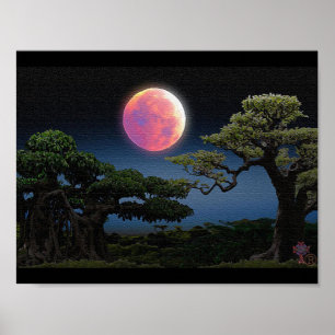 Poster Pleine lune