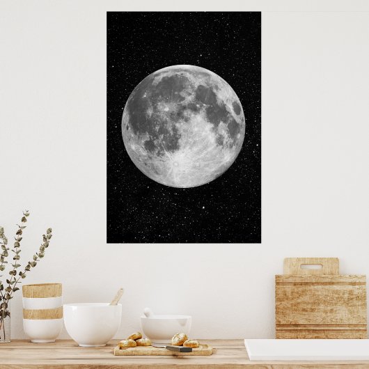 Poster Pleine lune (Cuisine)