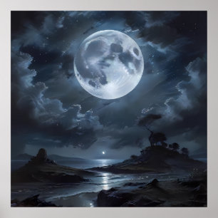 Poster Pleine lune