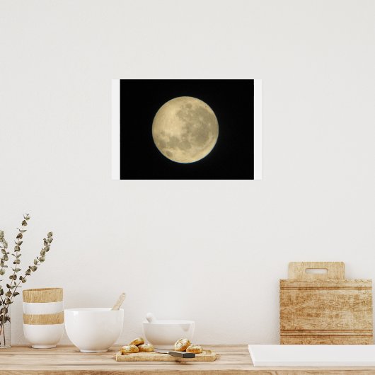 Poster Pleine lune (Cuisine)