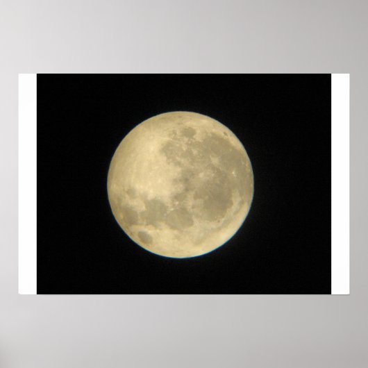Poster Pleine lune (Devant)