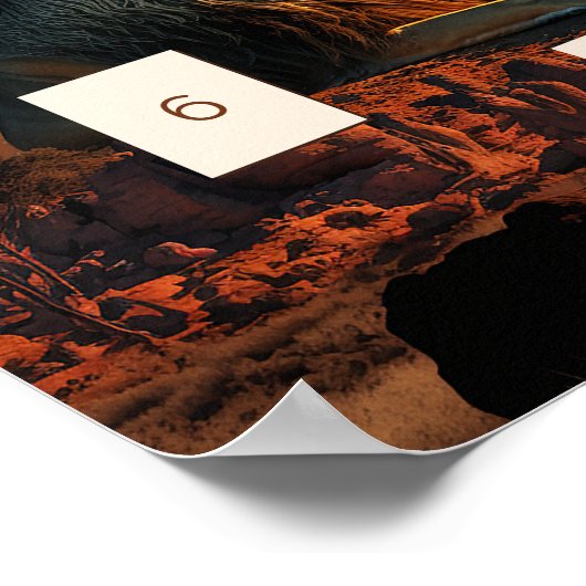 Poster Pleine lune à Leo Tarot (Coin)