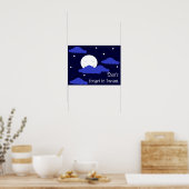 Poster Pleine lune à Midnight & Stars (Cuisine)