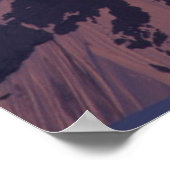 Poster Pleine lune augmente | Chugach Mountains Alaska (Coin)