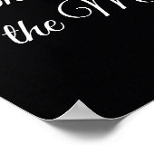 Poster Pleine lune, Citation, La vie est en train de chan (Coin)