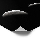 Poster Pleine lune Eclipse 2019 (Coin)