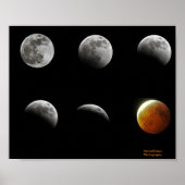 Poster Pleine lune Eclipse 2019 (Devant)