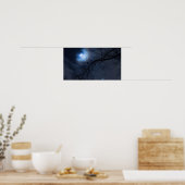 Poster Pleine lune en Ciel de nuit, Ohio (Cuisine)