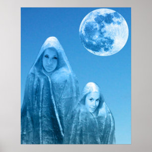 Poster Pleine lune en hausse