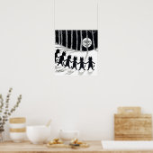 Poster Pleine lune et chats, Louis Wain (Cuisine)