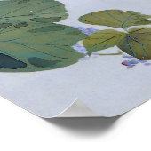 Poster Pleine lune et fleur Kudzu, Watanabe Seitei (Coin)