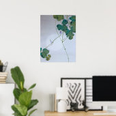 Poster Pleine lune et fleur Kudzu, Watanabe Seitei (Bureau à domicile)