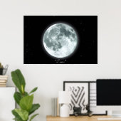 Poster "PLEINE LUNE ("Luna") (Bureau à domicile)
