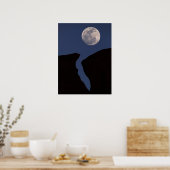 Poster Pleine lune | Monument Valley, Arizona (Cuisine)