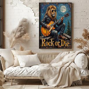 Poster Pleine lune Shred : Le Riff non dompté du lion