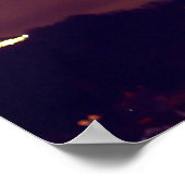 Poster Pleine lune sur Franklin, Tennessee (Coin)