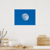 Poster Pleine lune Sur La Ville De Montréal (Cuisine)