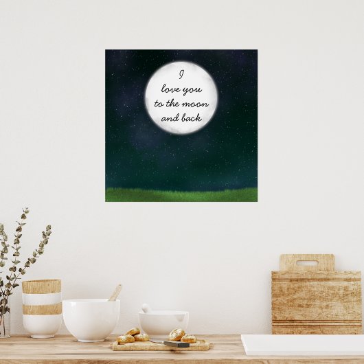 Poster Pleine lune Vous Aimez (Cuisine)